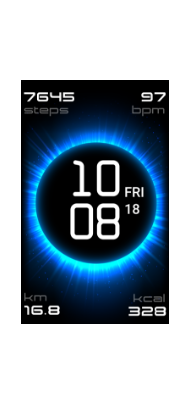 huawei watch fit-colorful watch face