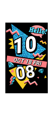 huawei watch fit-colorful watch face