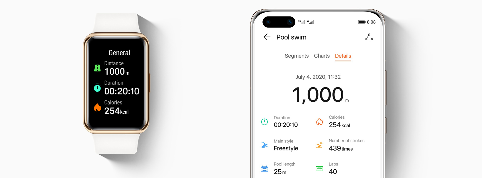 huawei watch fit-smart workout recognition