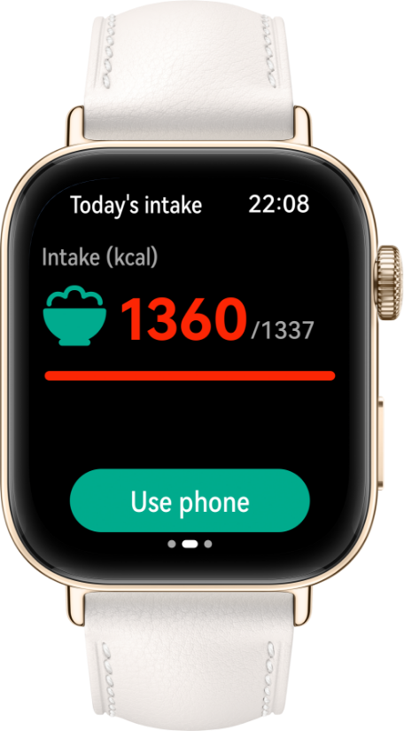 HUAWEI WATCH FIT 3 Diet Record