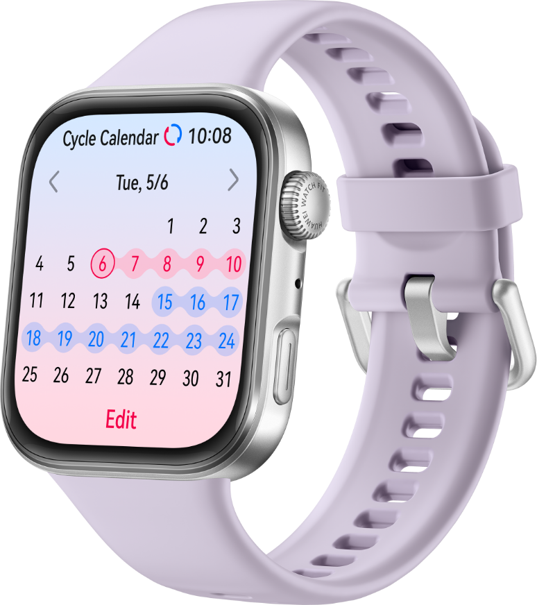 HUAWEI WATCH FIT 4 Cycle Calendar