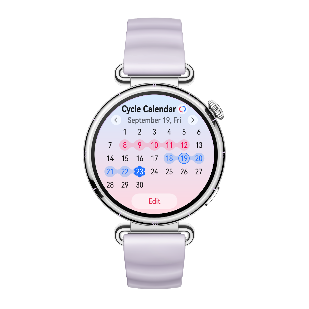 Users wearing HUAWEI WATCH GT 6 while exercising, demonstrating  the functions related to women's health research