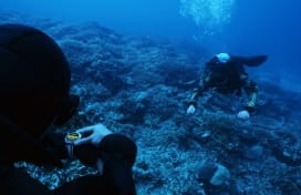 HUAWEI WATCH Ultimate 2 serving as a dive companion that shows underwater data, supports underwater communication and SOS, and uses advanced diving algorithms