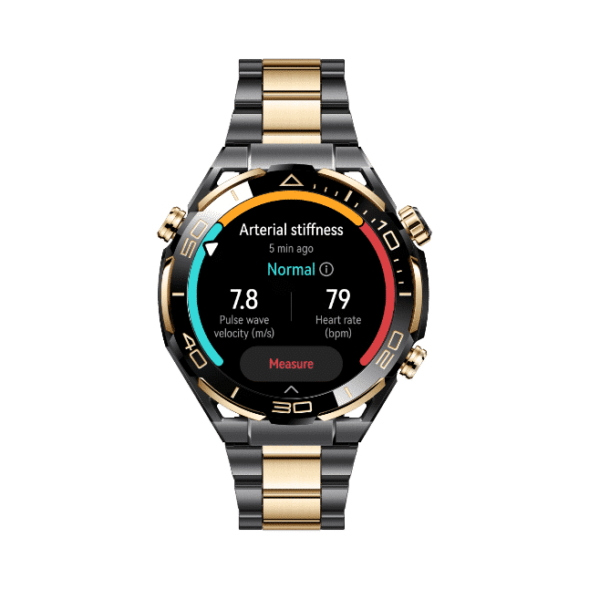 HUAWEI WATCH ULTIMATE DESIGN Arterial Stiffness Detection