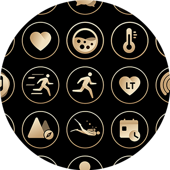 HUAWEI WATCH ULTIMATE DESIGN golden life theme