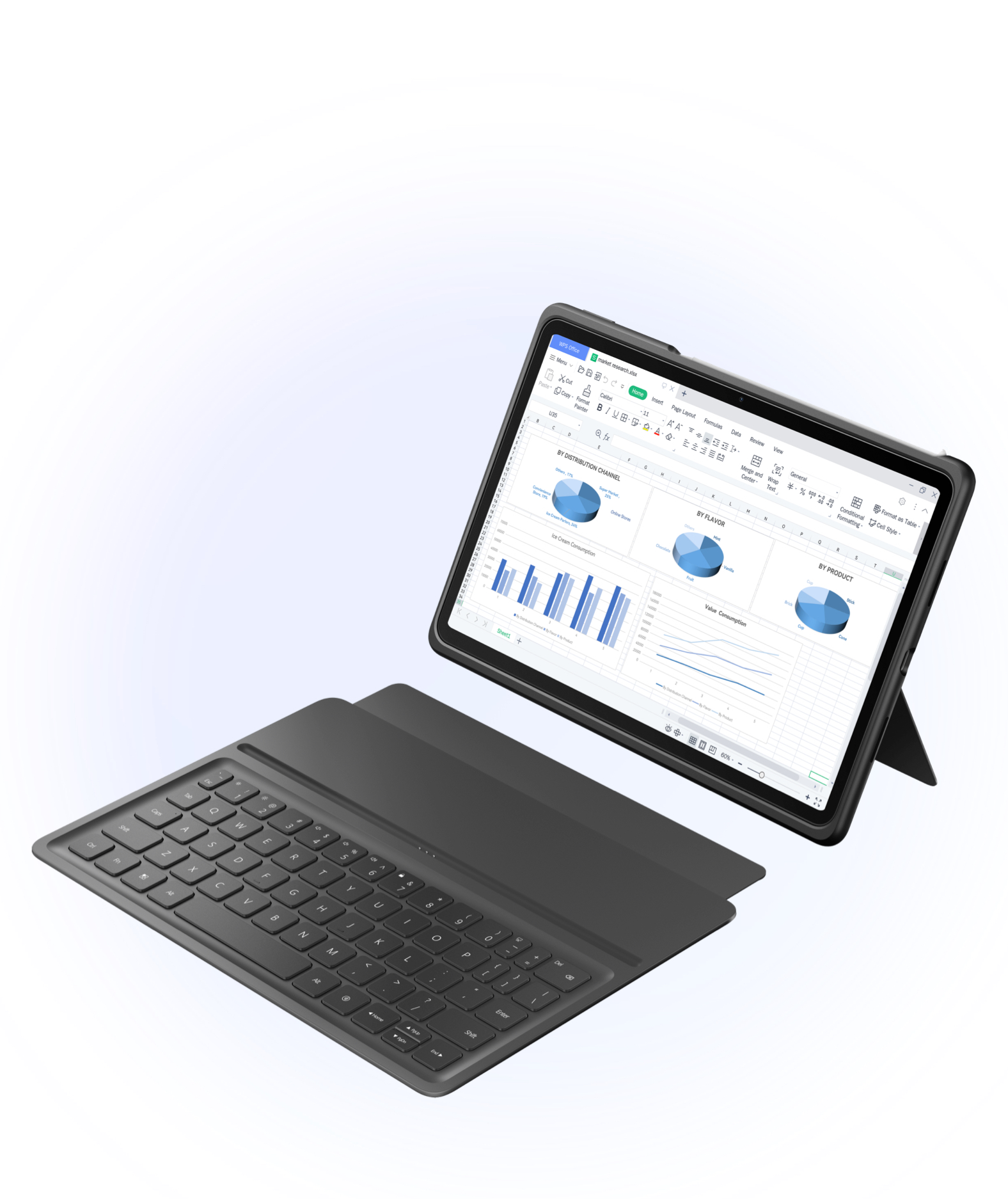 HUAWEI Smart Keyboard (Compatible with HUAWEI MatePad 11-inch 2023) detachable design