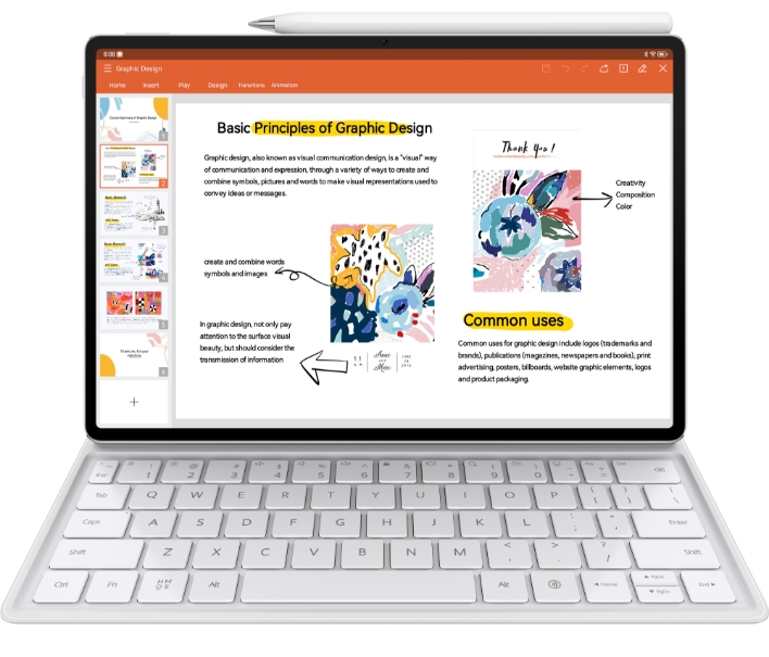 HUAWEI Smart Magnetic Keyboard (Compatible with HUAWEI MatePad 12 X) PC-Level