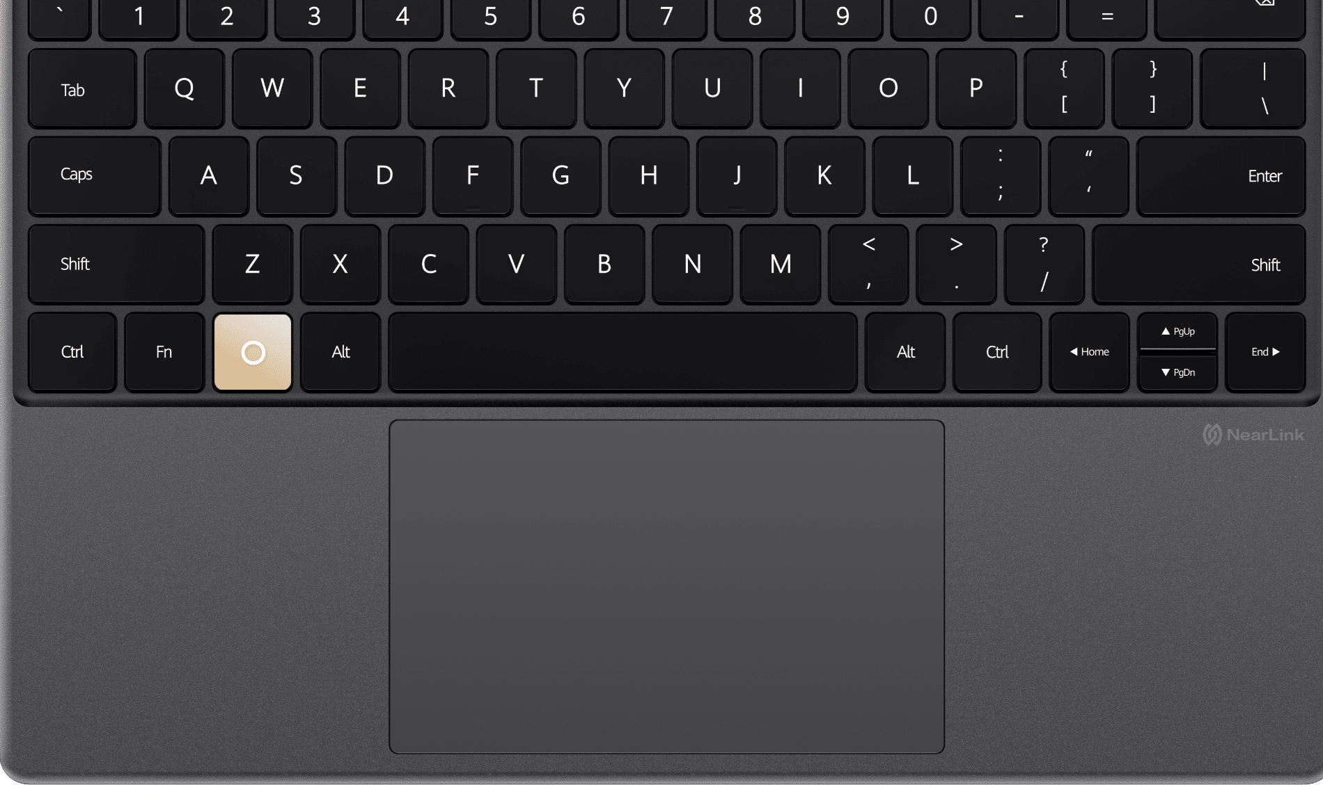 Close-up of the HarmonyOS smart key on HUAWEI Smart Magnetic Keyboard (Compatible with HUAWEI MatePad Pro 13.2-inch), and introduction to shortcut key combinations