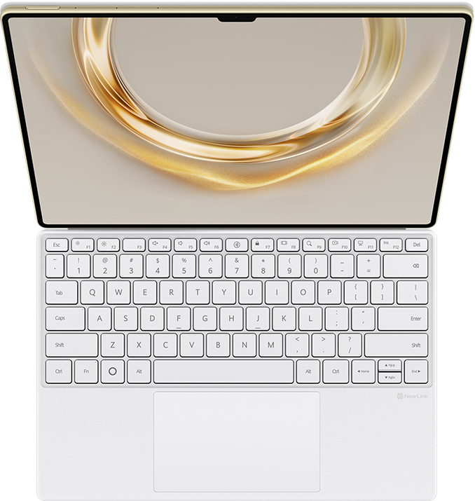 Front view of HUAWEI Smart Magnetic Keyboard (Compatible with HUAWEI MatePad Pro 13.2-inch), showcasing the key layout and keypad caps
