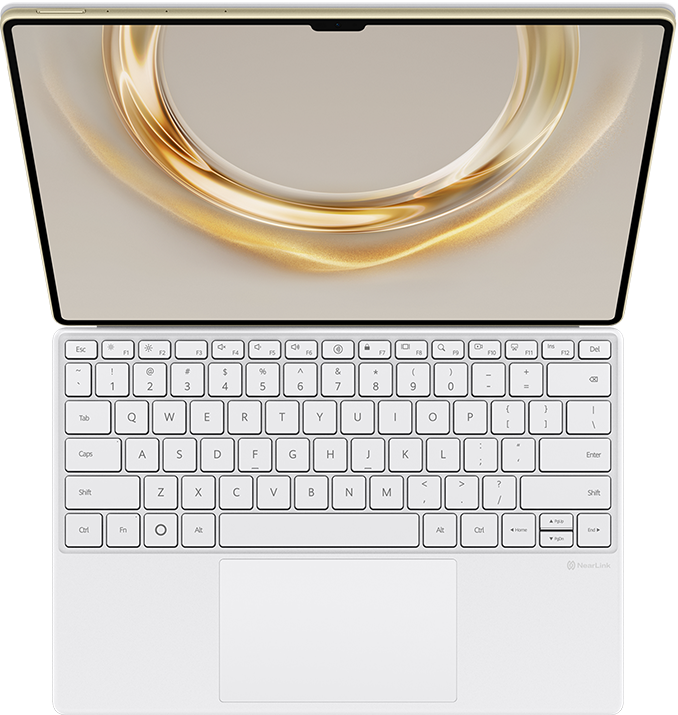 Front view of HUAWEI Smart Magnetic Keyboard (Compatible with HUAWEI MatePad Pro 13.2-inch), showcasing the key layout and keypad caps
