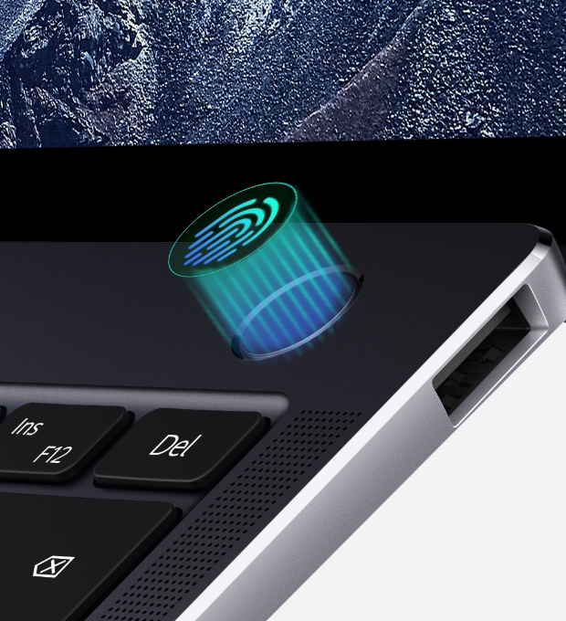 huawei matebook b7 fingerprint power button