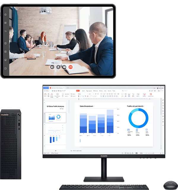 HUAWEI MateStation B520-tablet-collaboration