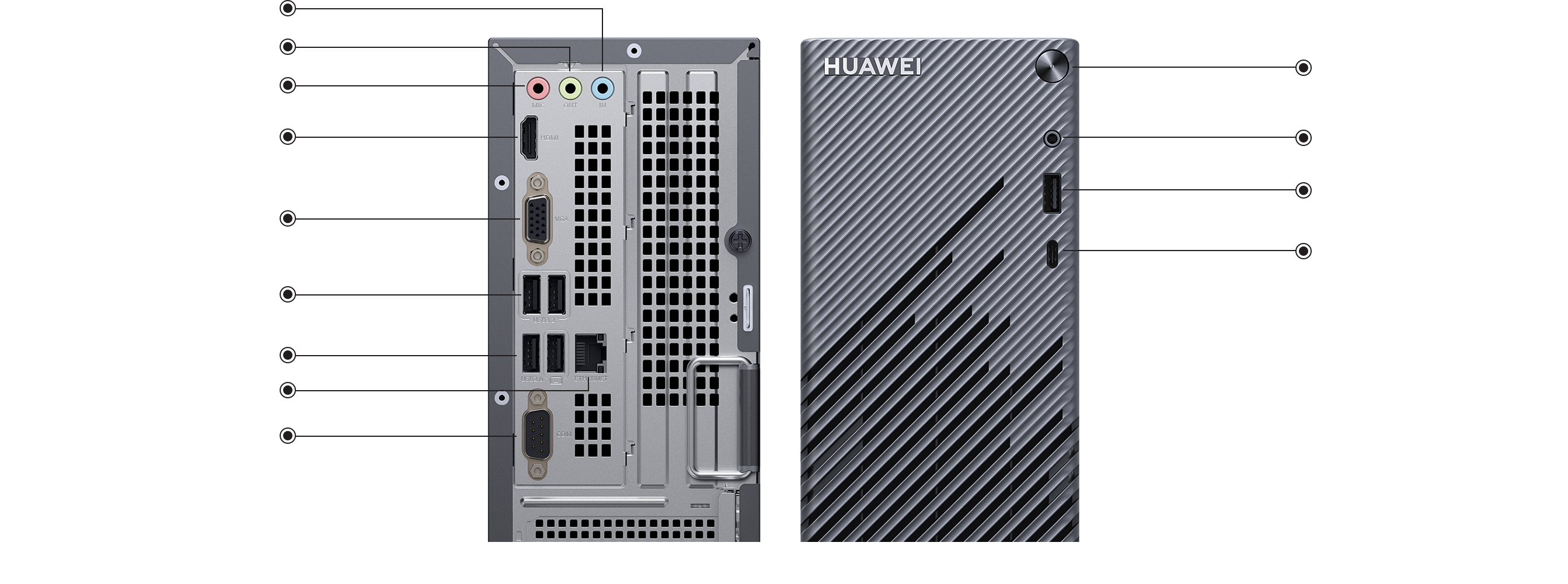 HUAWEI MateStation S Connection