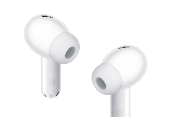 Shows the two colour options and the white charging case for HUAWEI FreeBuds SE 4 ANC