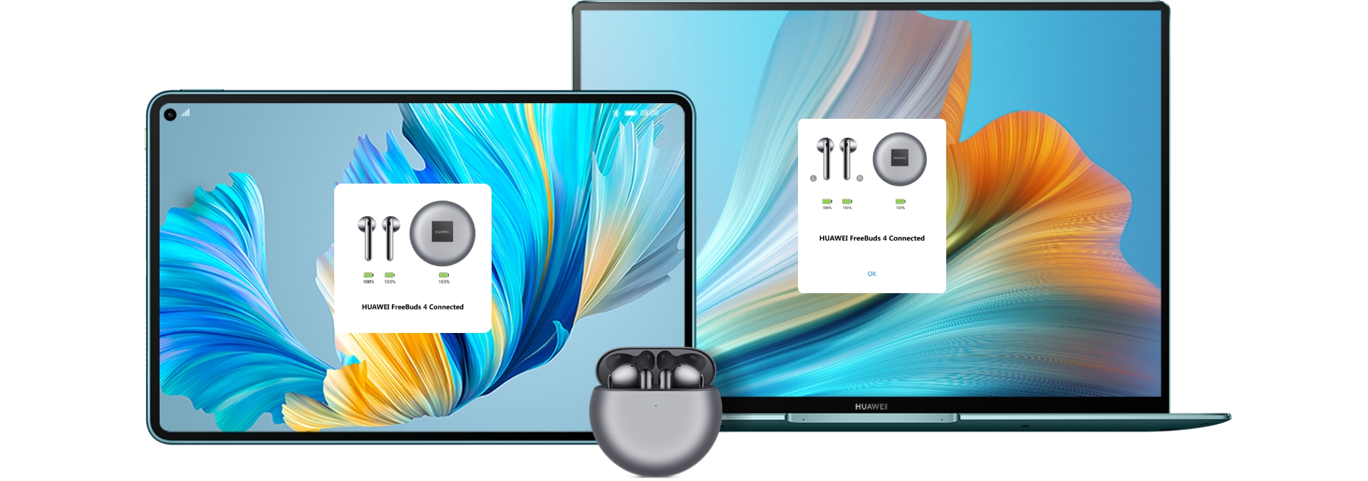 Huawei Freebuds 4 ID Dual Device Connection