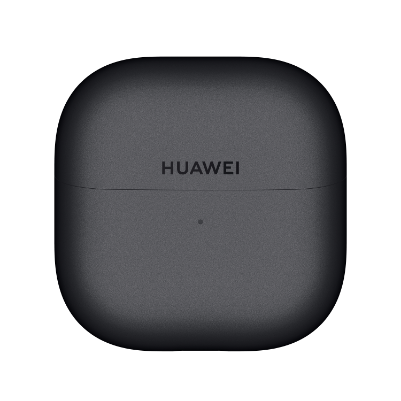 HUAWEI FreeClip 2 black front view, display the black color