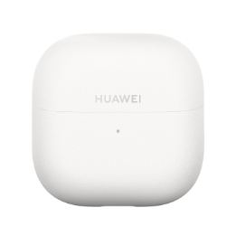 HUAWEI FreeClip 2 white front view, display the white color