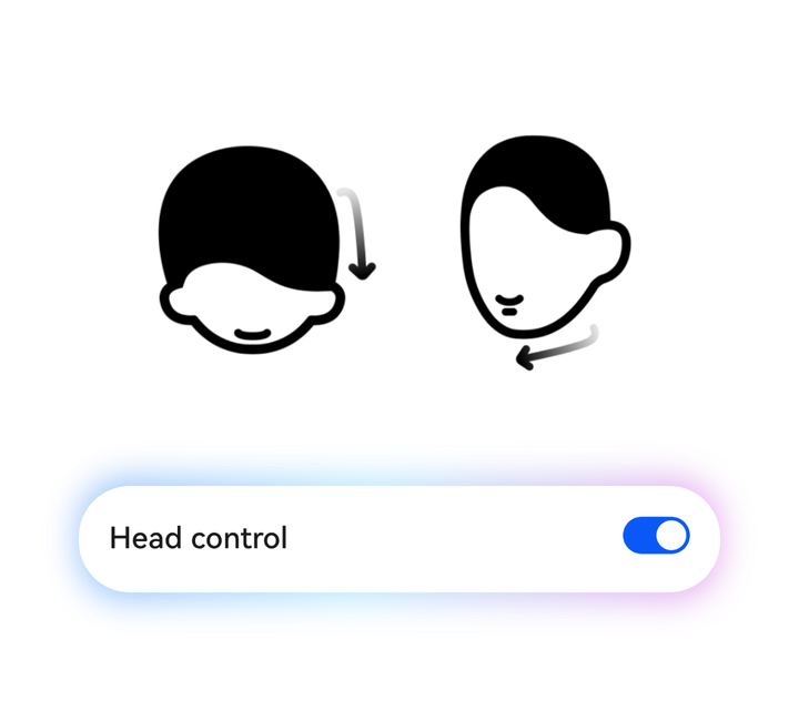 Head control feature on Huawei Audio Connect