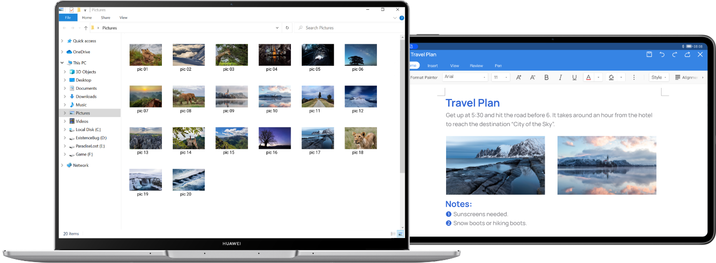 HUAWEI MateBook 13s shared mode 
