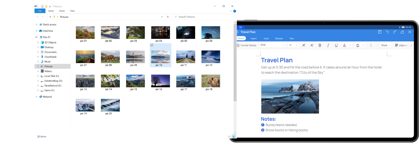 HUAWEI MateBook 13s shared mode 