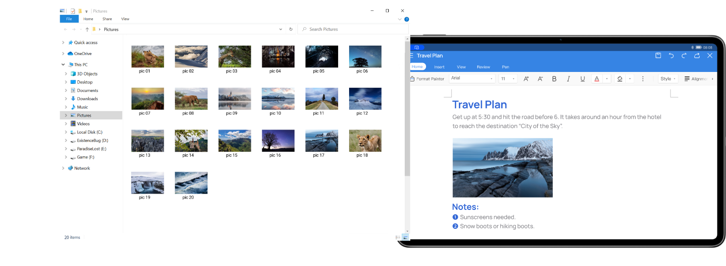 HUAWEI MateBook 13s shared mode 