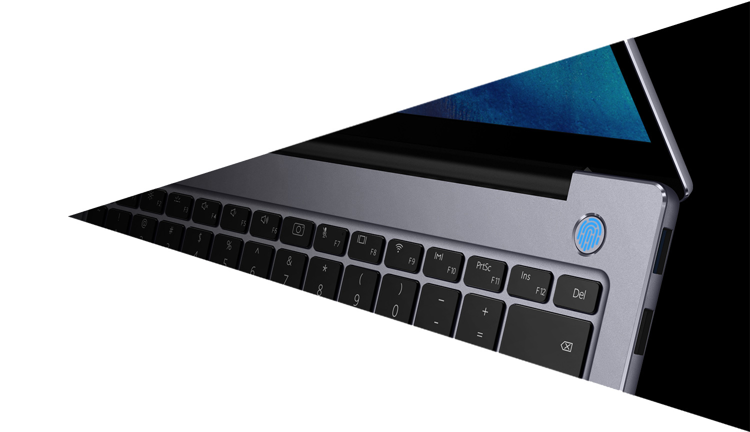 HUAWEI MateBook14 touch power button