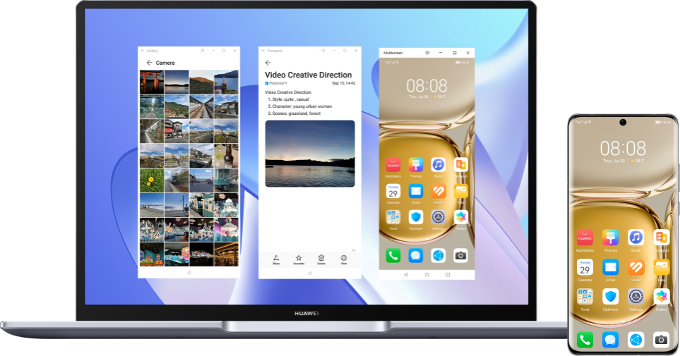 HUAWEI MateBook 14 2021 Multi Windows