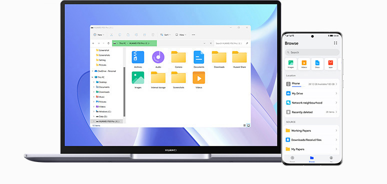 HUAWEI MateBook 14 2022 Multi-Device Files
