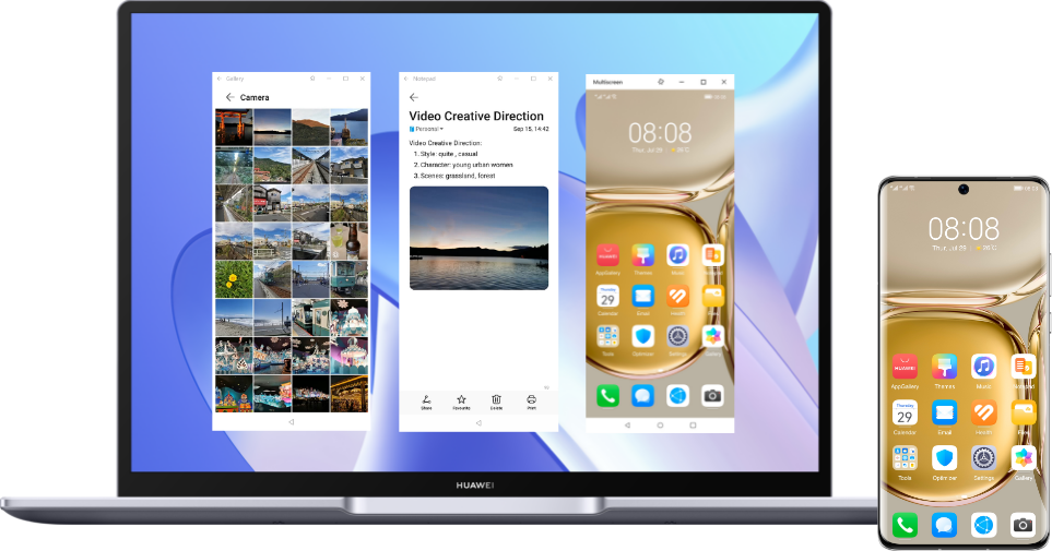 HUAWEI MateBook 14 2022 Phone Collaboration