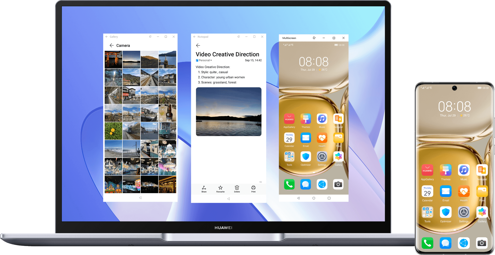 HUAWEI MateBook 14 2022 Phone Collaboration