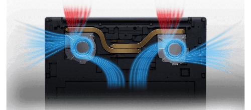HUAWEI MateBook 14 2023 heat dissipation