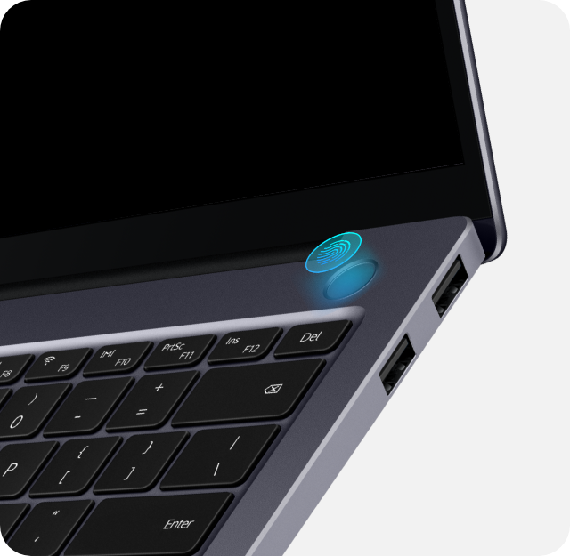 HUAWEI MateBook 14 2023 power on and unlock key