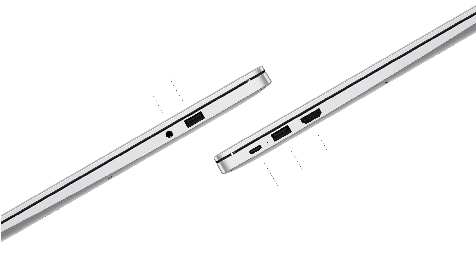 HUAWEI MateBook D14 2022 Ports Aplenty