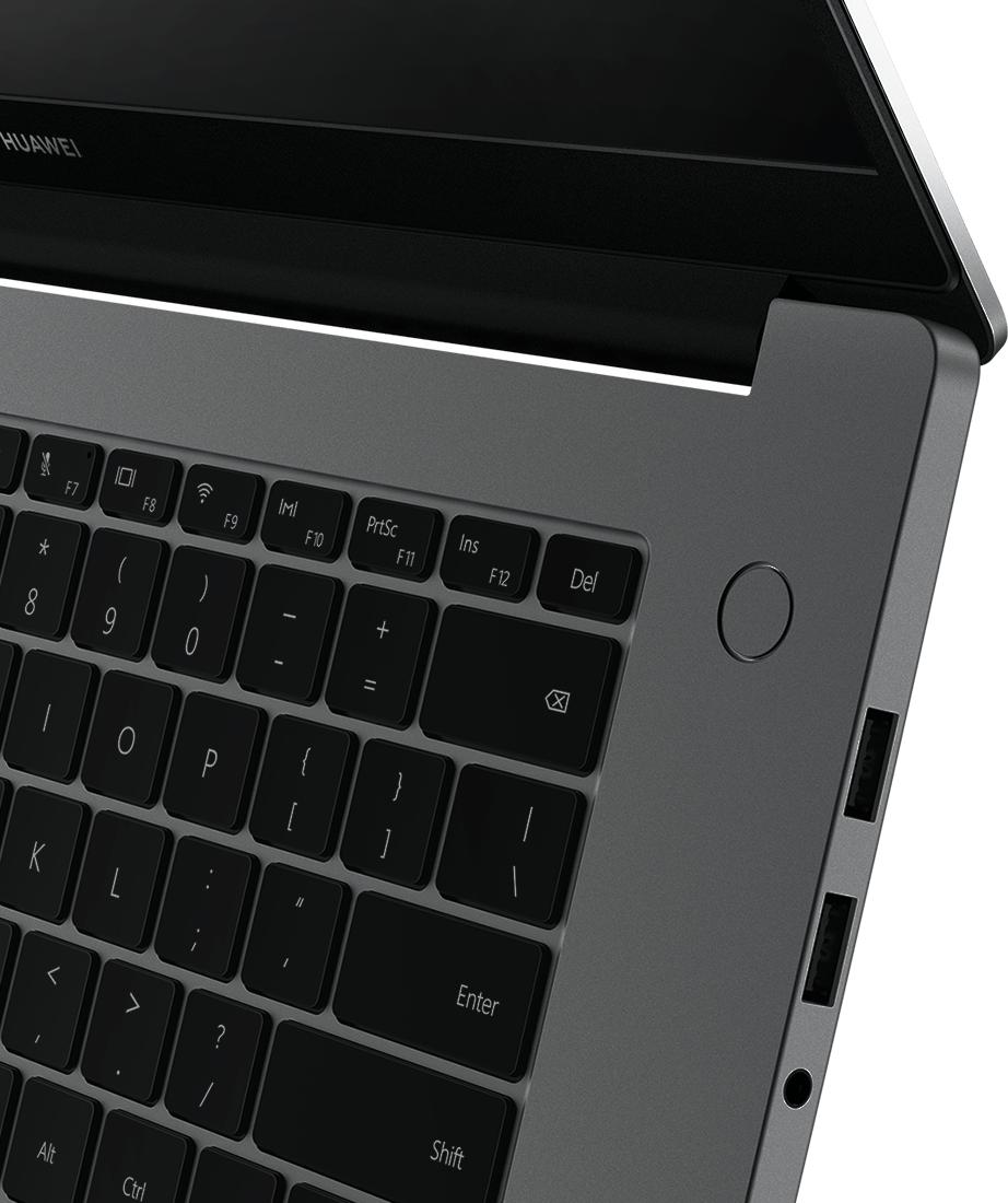 HUAWEI MateBook D 15 fingerprint unlock