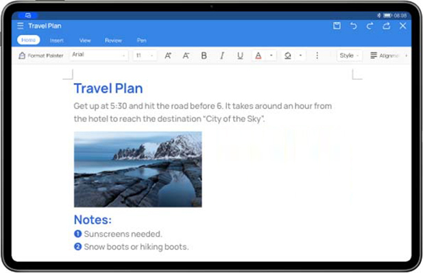 HUAWEI MateBook D 15 collaborate with pad