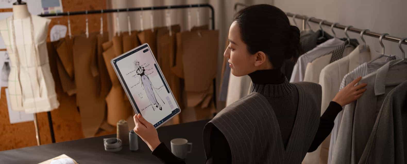 HUAWEI MateBook E tablet mode
