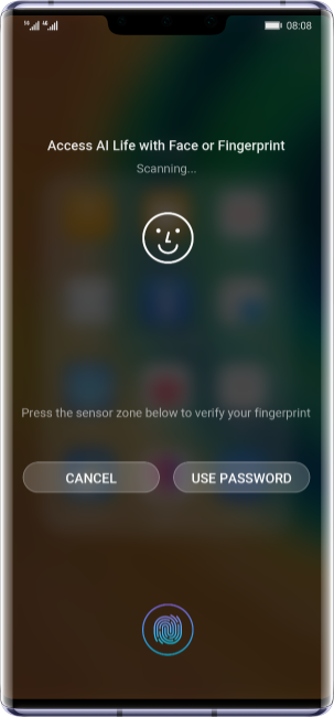 HUAWEI Mate 30 Pro 5G security app lock
