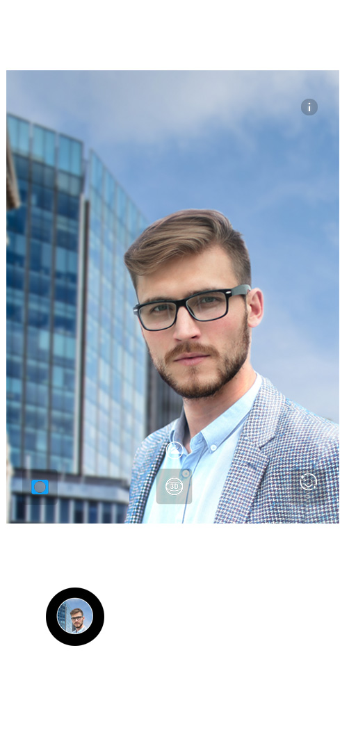 HUAWEI Mate 20 lite selfie κάμερα μπλε ουρανός