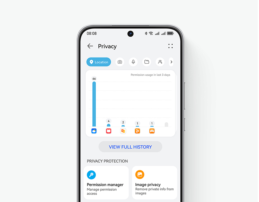 Privacy Centre on HUAWEI nova 13