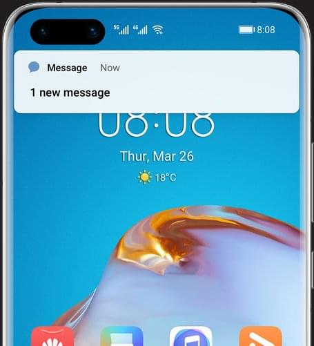 huawei p40 pro gesture control privacy protection