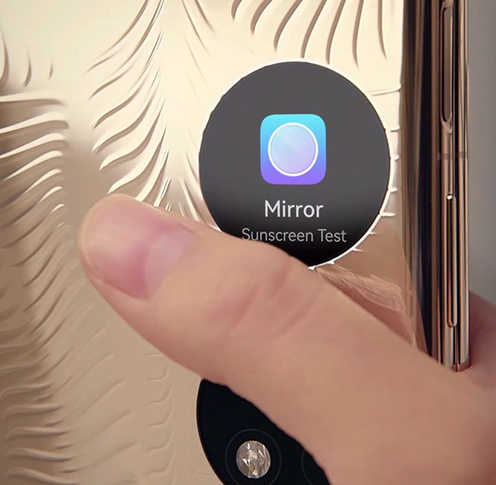 HUAWEI P50 Pocket sunscreen