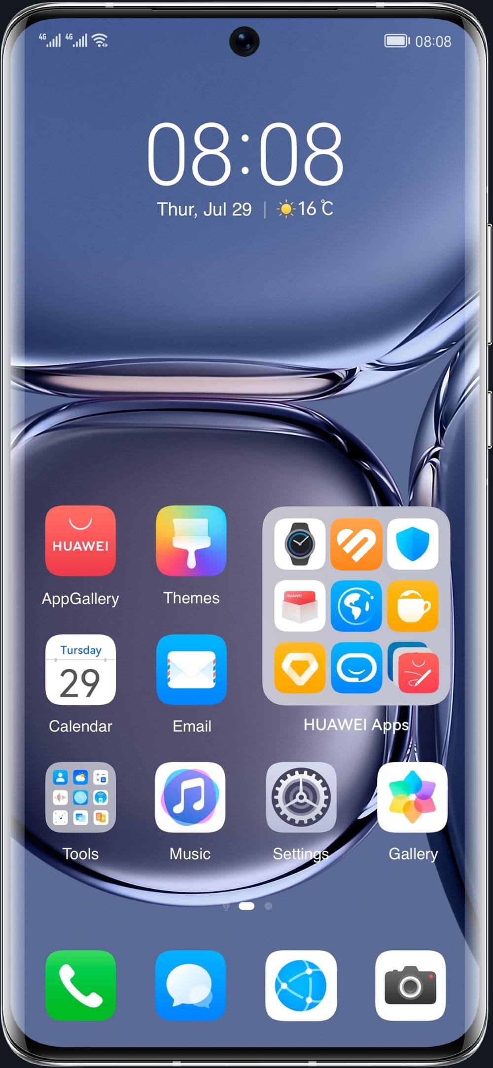 HUAWEI P50 Pro HarmonyOS 2 Desktop and Cards