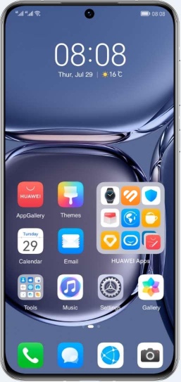 HUAWEI P50 HarmonyOS 2 Desktop and Cards