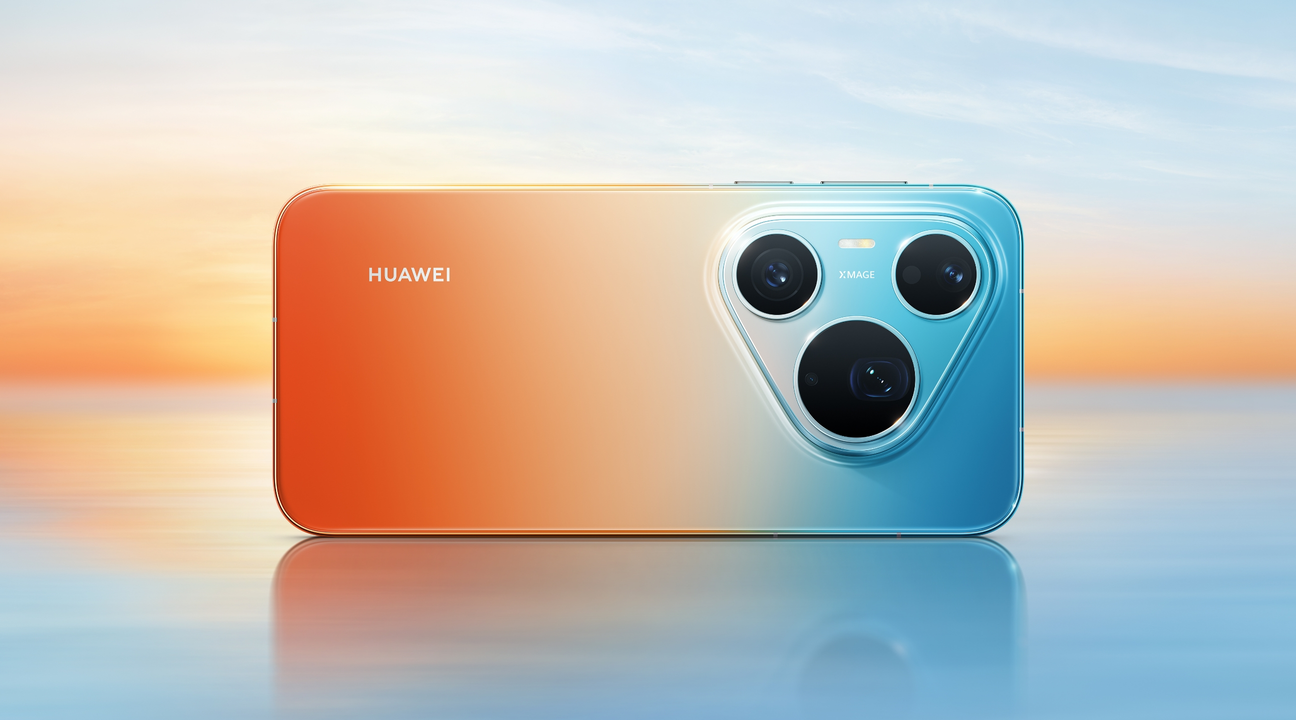 HUAWEI Pura 90s Pro Max orange ocean back, display the phone's color