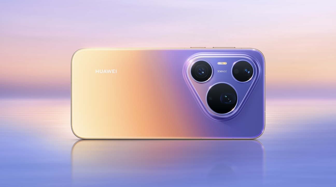 HUAWEI Pura 90s Pro Max blaze purple back, display the phone's color