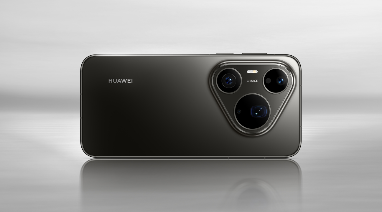 HUAWEI Pura 90s Pro Max graphite black back, display the phone's color