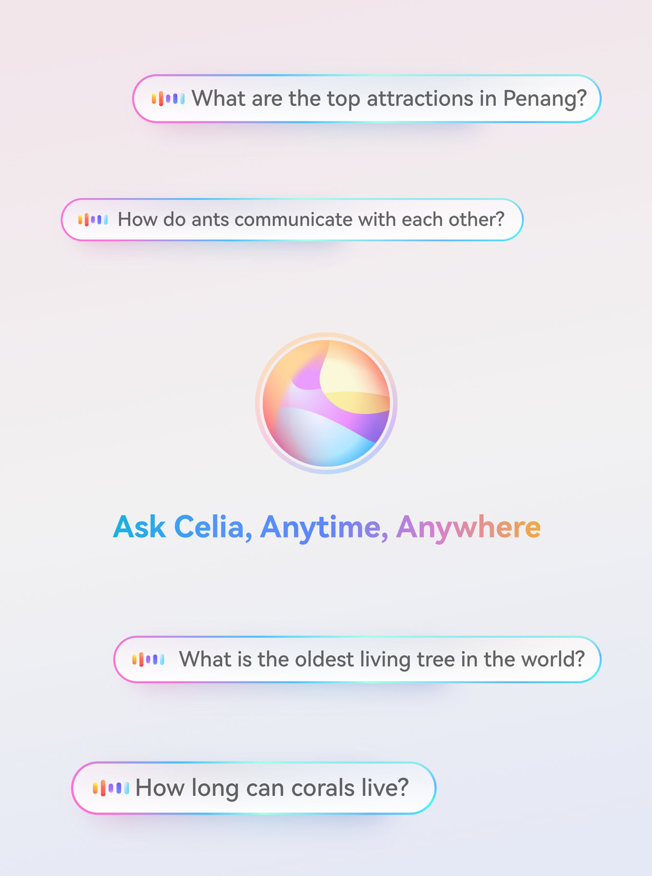 HUAWEI Pura 90s Pro Max AI function video, show the function of Celia smart question and answer