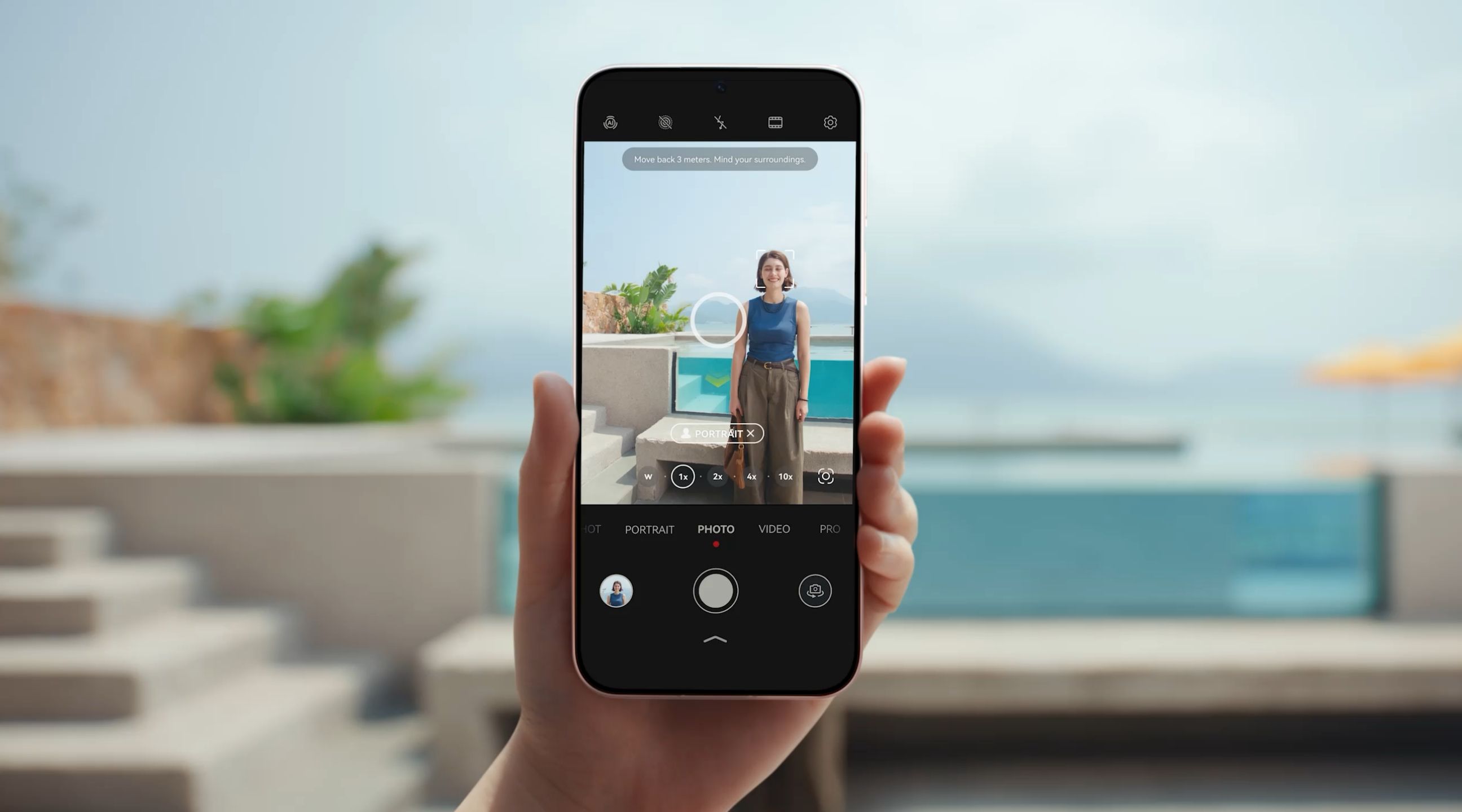 HUAWEI Pura 90s Pro Max AI composition video, display how to use AI composition to take ideal photos