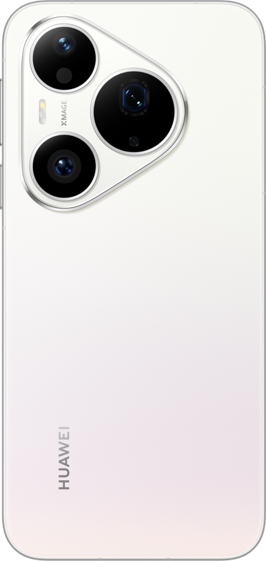 HUAWEI Pura 90s Pro Coconut White rear view, display the phone's color