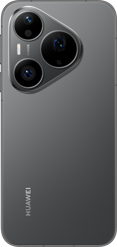 HUAWEI Pura 90s Pro Mulberry Black rear view, display the phone's color